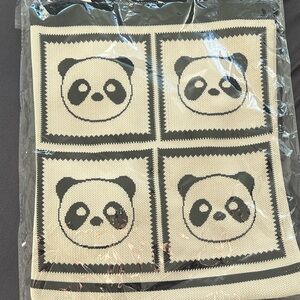 Panda Pattern Tote Bag